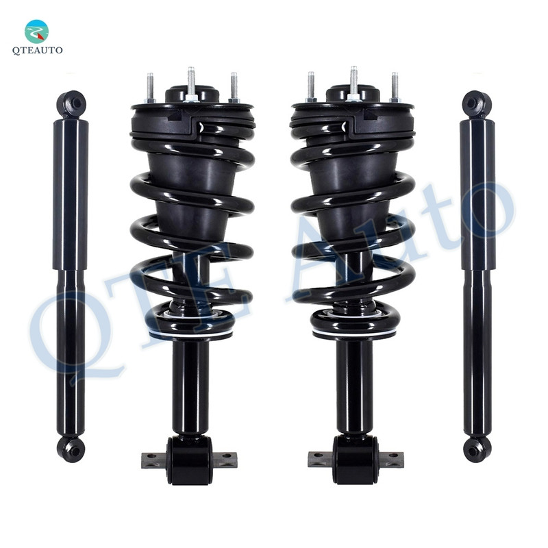 Front-Rear Set 4 Quick Complete Strut-Shock Replacement For 2007-2013 Chevrolet Silverado 1500, 2007-2013 GMC Sierra 1500