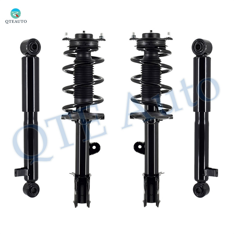 Set of 4 Front Quick Complete Strut-Coil Spring-Rear Shock Replacement For 2011-2013 Kia Sorento