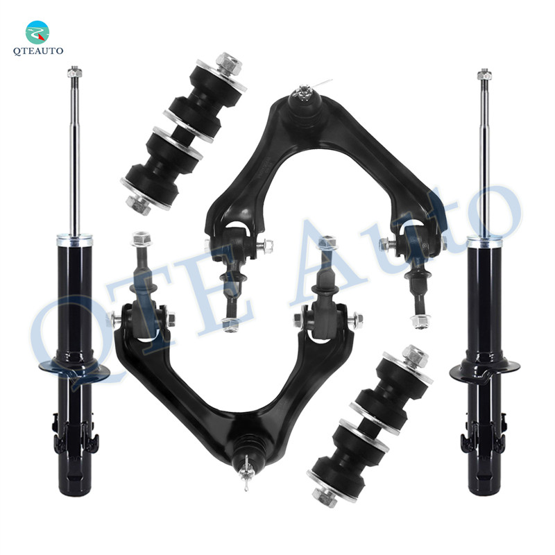 Set of 6 Front Upper Control Arm Ball Joint-Sway Bar Link-Suspension Strut Assembly For 1997-1999 Acura CL