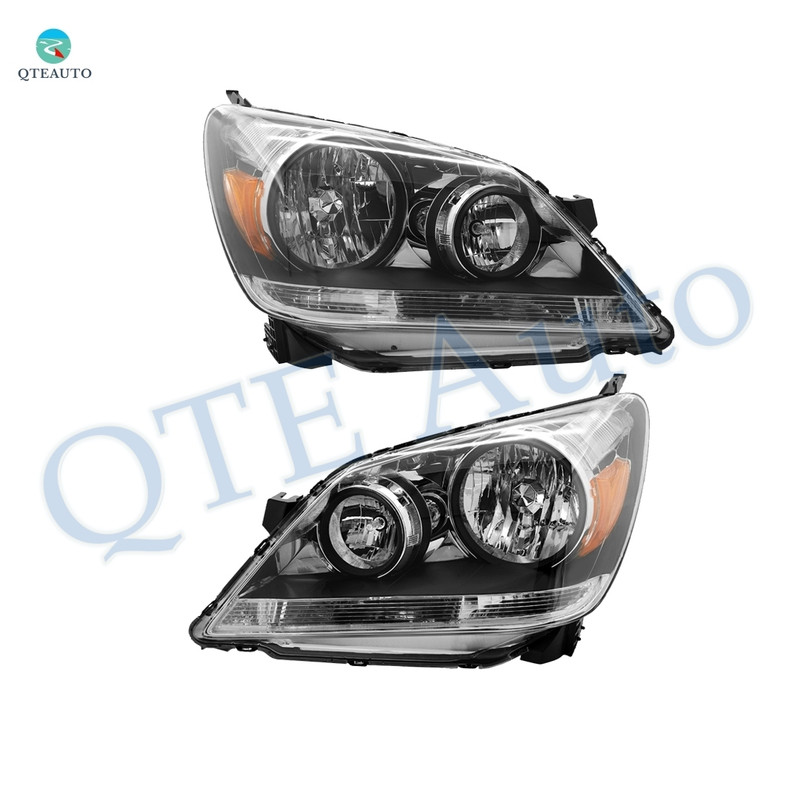 Pair of 2 Front Left-Right Headlights Assembly For 2005-2007 Honda Odyssey