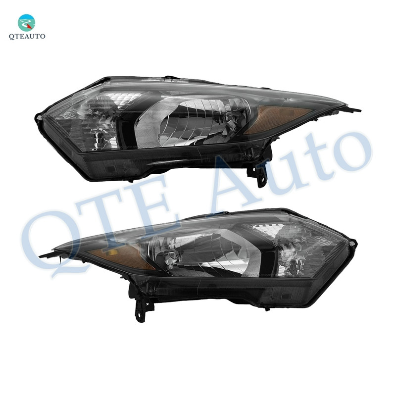 Pair of 2 Front Left-Right Headlights Assembly For 2016-2018 Honda HR-V