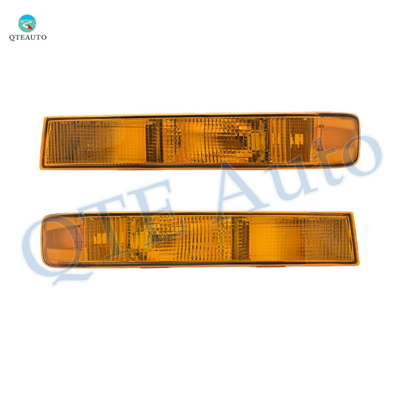 Pair of 2 Front Left-Right Headlights Assembly For 2003-2014 Chevrolet Express 1500 Park/Signal/Marker Combo