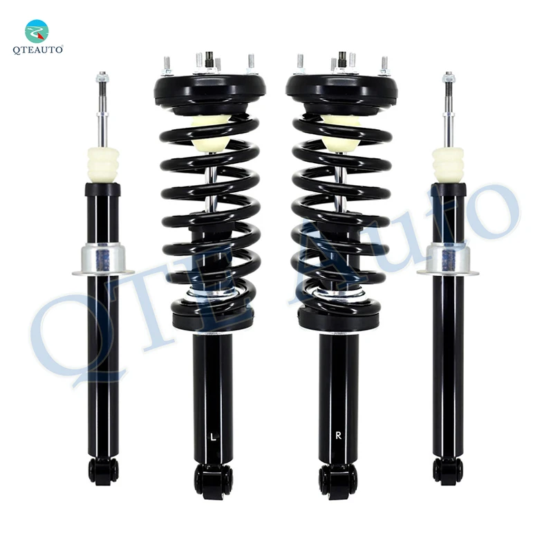 Set 4 Front Shock Absorber-Rear Quick Complete Strut-Coil Spring For 2000-2002 Jaguar S-Type