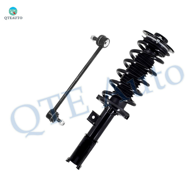 Front Right Sway Bar Link-Quick Complete Strut-Coil Spring Assembly For 2010-2017 Chevrolet Equinox W/ 19" Wheels