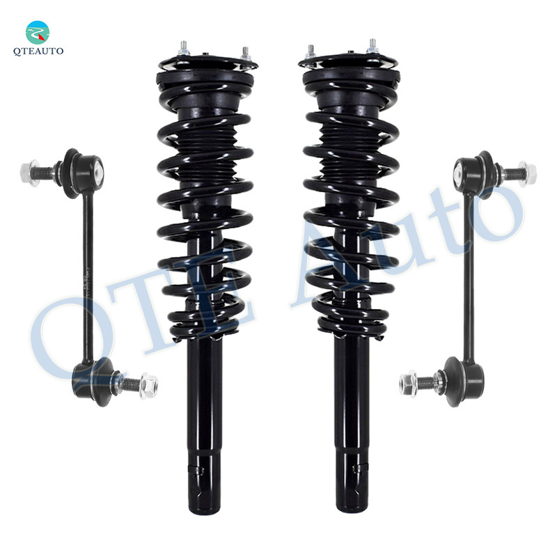 Set of 4 Front Sway Bar Link-Quick Complete Strut-Coil Spring Assembly For 2010-2012 Lincoln MKZ AWD