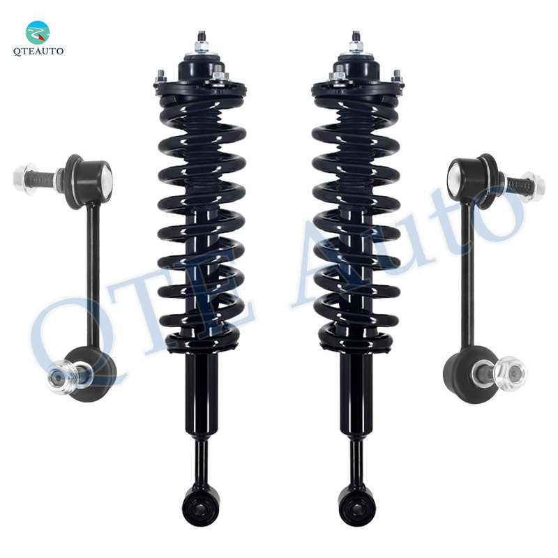 Set of 4 Front Sway Bar Link-Quick Complete Strut-Coil Spring Assembly For 2010-2022 Toyota 4Runner