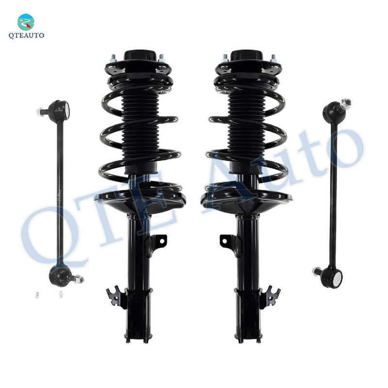 Set of 4 Front Sway Bar Link-Quick Complete Strut-Coil Spring Assembly For 1999-2003 Lexus RX300