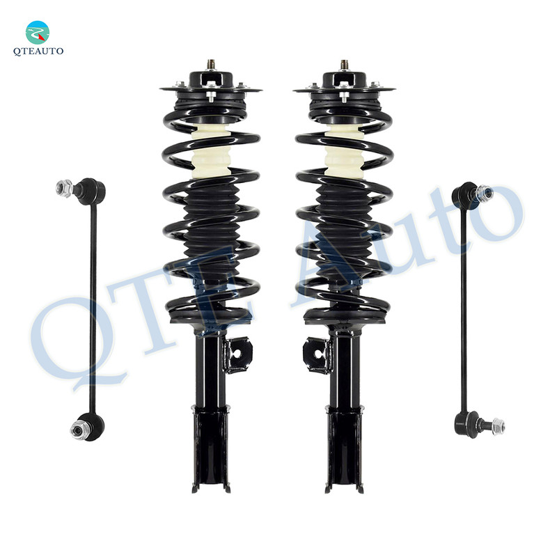 Set of 4 Front Sway Bar Link-Quick Complete Strut-Coil Spring Assembly For 2006 Pontiac Torrent