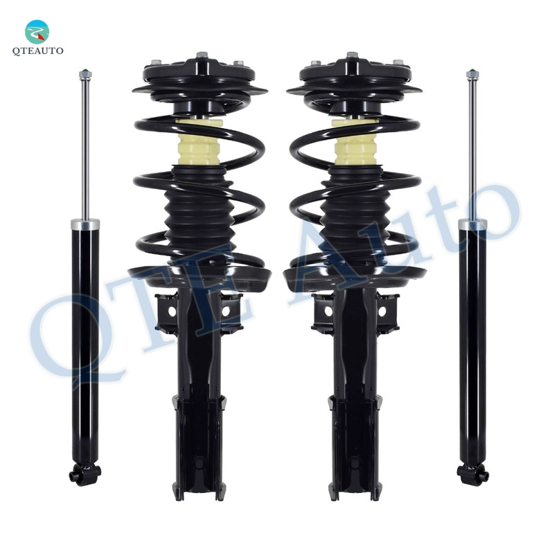 Set of 4 Front Quick Complete Strut-Coil Spring-Rear Shock For 2008-2014 Mercedes-Benz C300