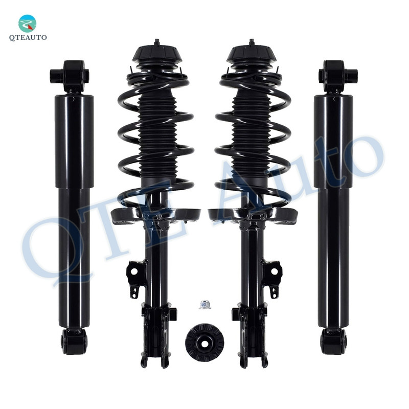 Set 4 Front Quick Complete Strut-Coil Spring-Rear Shock For 2012 2013 KIA Soul Monotube Performance Upgrade