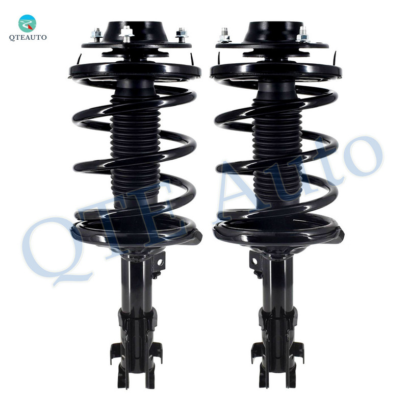 Pair of 2 Front L-R Quick Complete Strut-Coil Spring For 1999-2003 Mitsubishi Galant L4