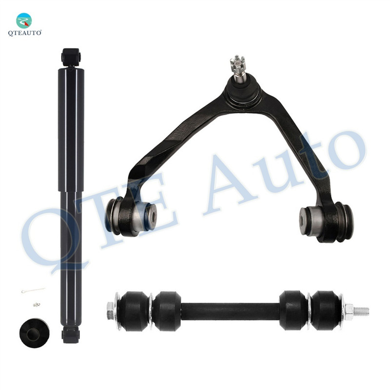 Set of 3 Front Right Upper Control Arm Ball Joint-Sway Bar Link-Shock Absorber For 1997 1998 Ford F-250