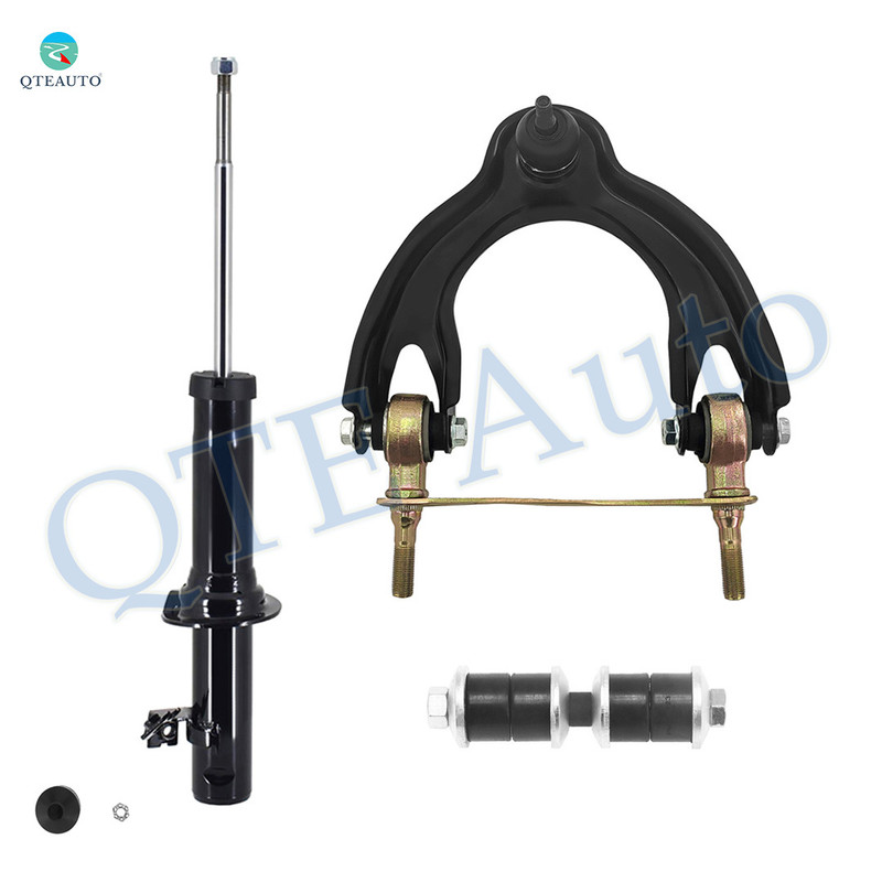 Set of 3 Front Right Upper Control Arm Ball Joint-Sway Bar Link-Suspension Strut Assembly For 1992-1995 Honda Civic