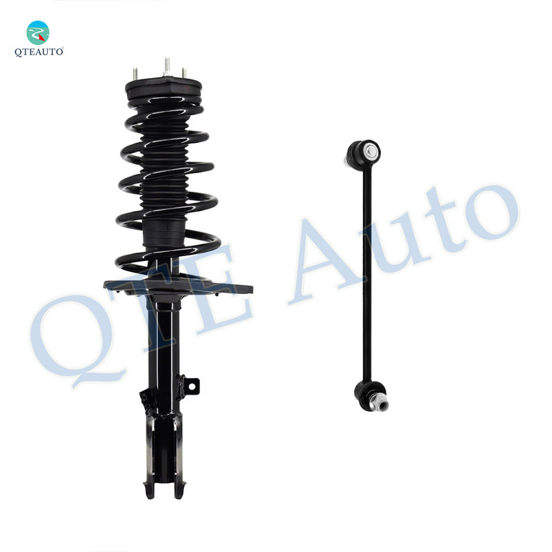 Rear Left Sway Bar Link-Quick Complete Strut-Coil Spring Assembly For 2007-2011 Toyota Camry SE