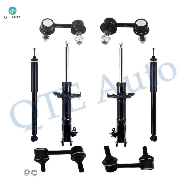 Set of 8 Front Sway Bar Link-Suspension Strut Assembly-Rear Sway Bar Link-Shock Absorber For 2006-2011 Honda Civic