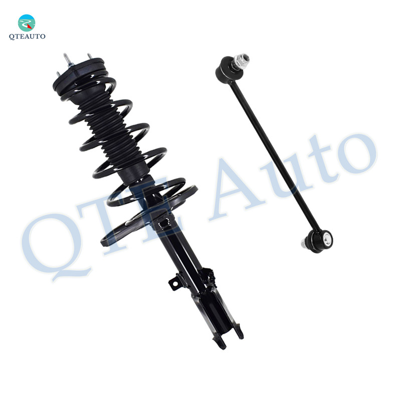 Rear Right Sway Bar Link-Quick Complete Strut-Coil Spring Assembly For 2007-2011 Toyota Camry