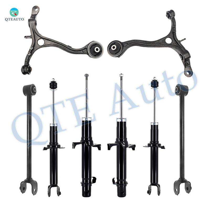Set of 8 Front Lower Control Arm-Suspension Strut Assembly-Rear Lower Rearward Control Arm-Suspension Strut Assembly For 2008-2012 Honda Accord
