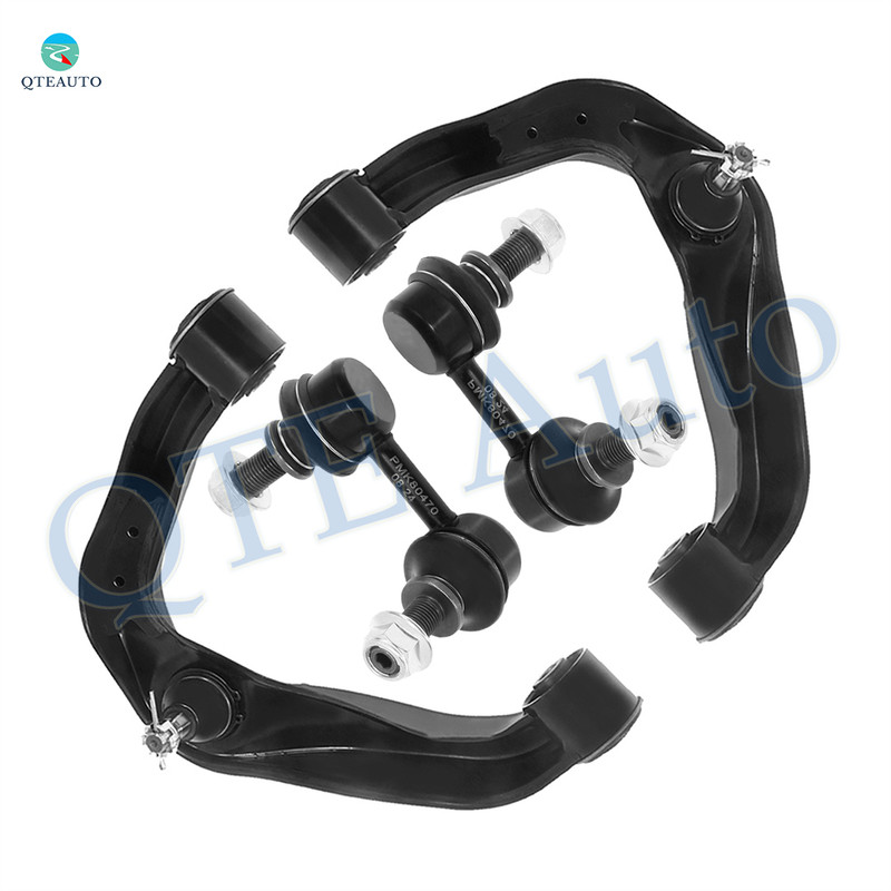 Set of 4 Front Upper Control Arm Ball Joint-Sway Bar Link For 2005-2012 Nissan Pathfinder