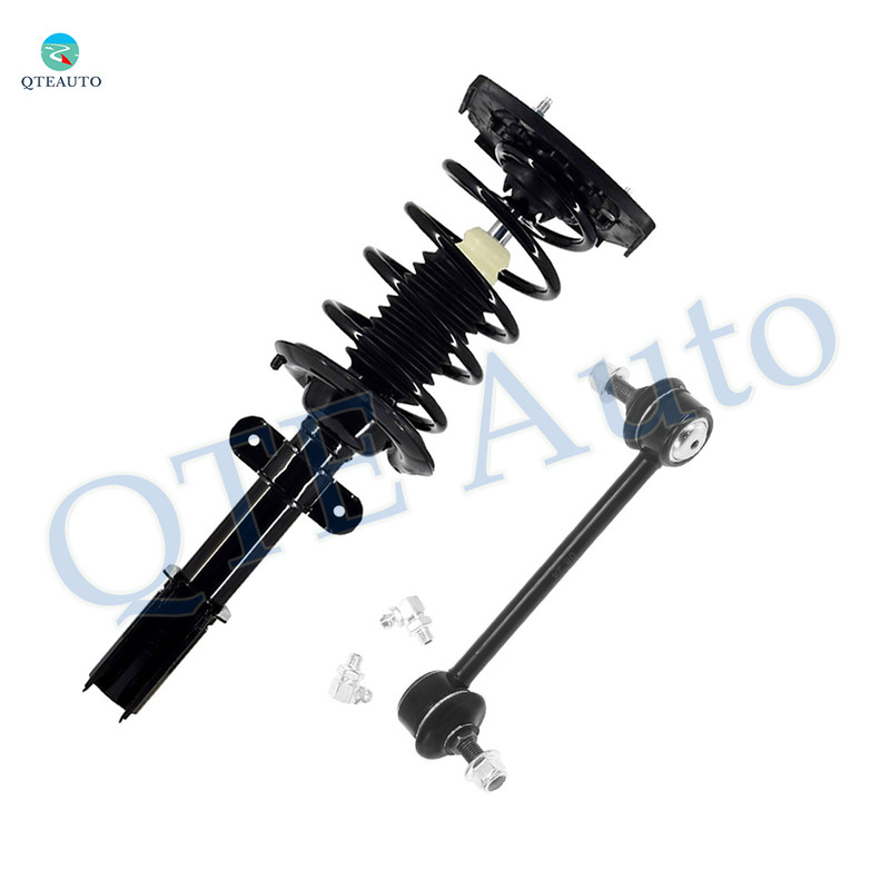 Rear Left Sway Bar Link-Quick Complete Strut-Coil Spring Assembly For 2005-2008 Buick Lacrosse w/ 17" Wheels