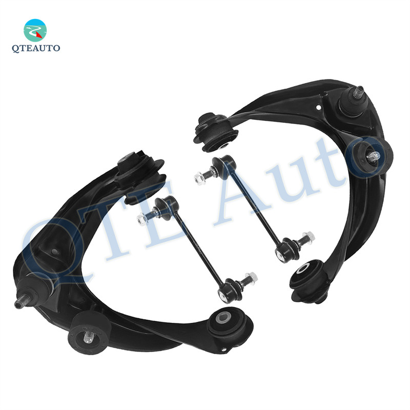 Set of 4 Front Upper Control Arm Ball Joint-Sway Bar Link For 2009-2012 Lincoln MKZ