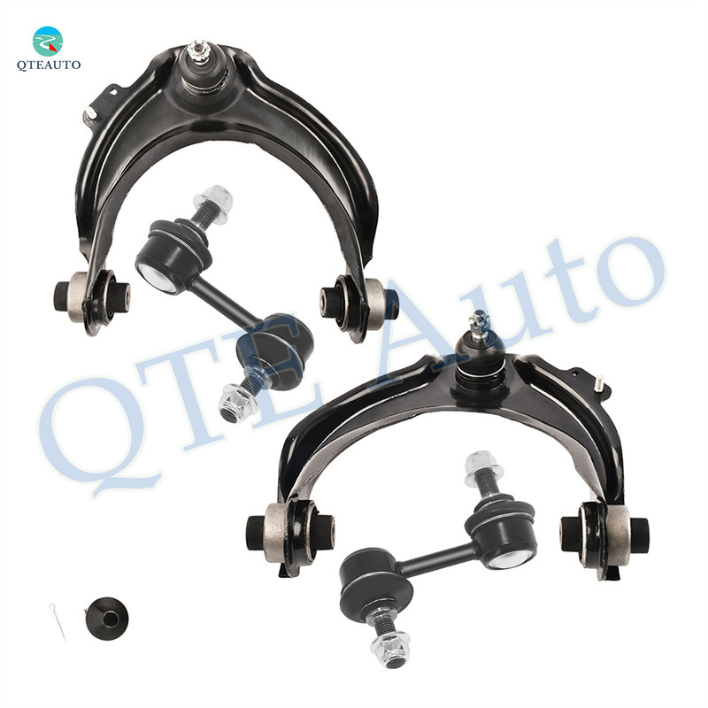 Set of 4 Front Upper Control Arm Ball Joint-Sway Bar Link For 2003-2007 Honda Accord
