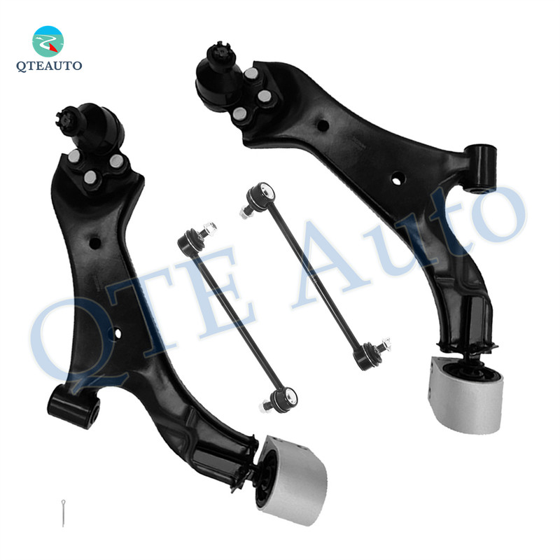 Set of 4 Front Lower Control Arm Ball Joint-Sway Bar Link For 2010-2017 Terrain GMC