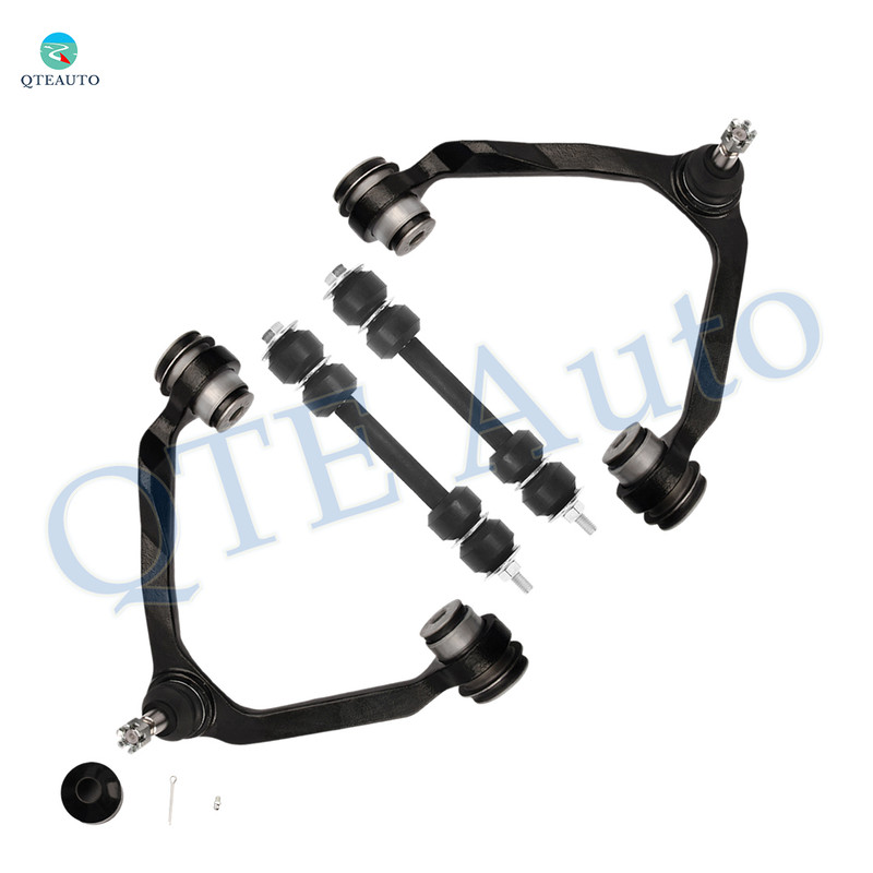 Set of 4 Front Upper Control Arm Ball Joint-Sway Bar For 2004 Ford F-150 Heritage 4WD