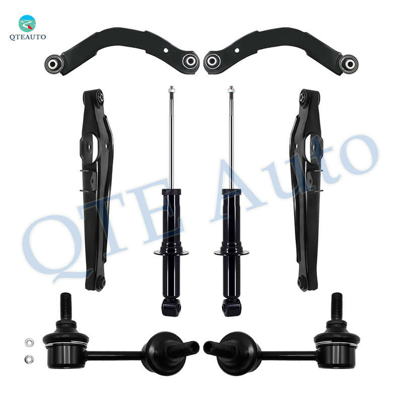 Set of 8 Rear Lower and Upper Control Arm-Sway Bar Link-Suspension Strut Assembly For 2007-2009 Dodge Caliber