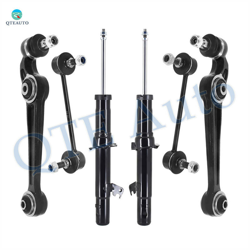 Set of 6 Front Lower Forward Control Arm Ball Joint-Sway Bar Link-Suspension Strut Assembly For 2003-2007 Mazda 6