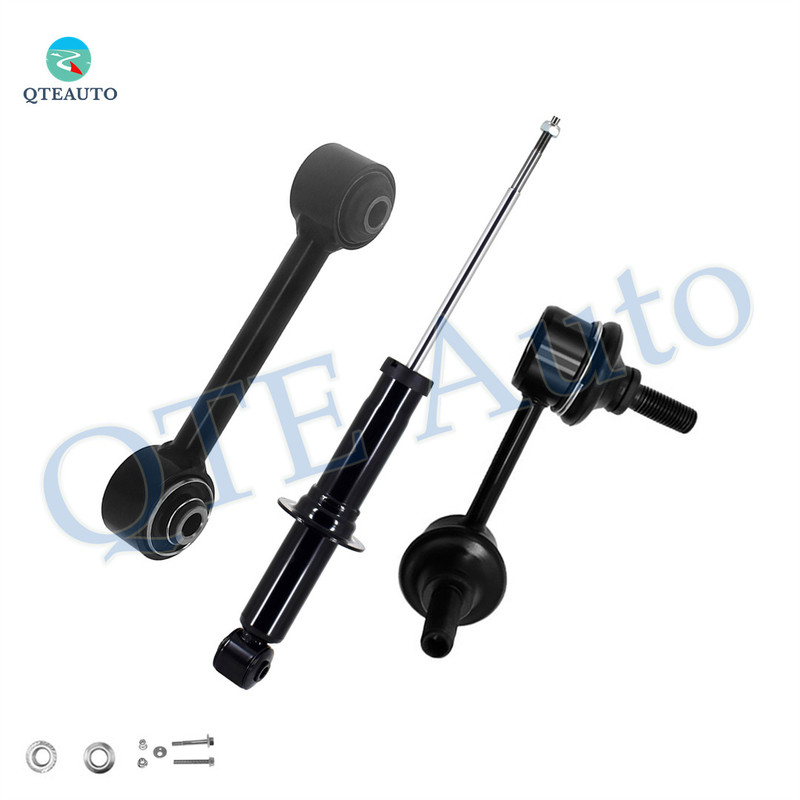 Set of 3 Rear Lower Forward Control Arm-Sway Bar Link-Suspension Strut Assembly For 2007-2009 Jeep Compass