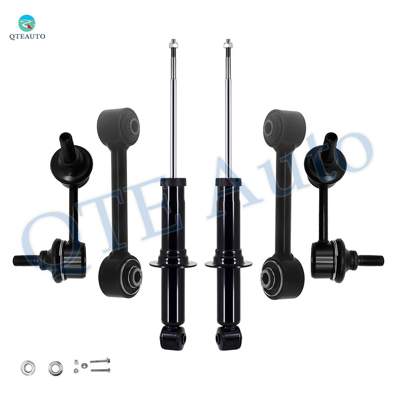 Set of 6 Rear Lower Forward Control Arm-Sway Bar Link-Suspension Strut Assembly For 2007-2009 Jeep Compass