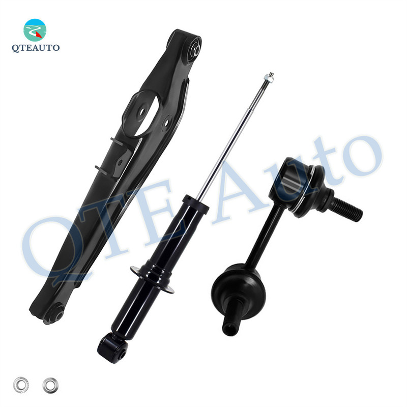 Set of 3 Rear Lower Control Arm-Sway Bar Link-Suspension Strut Assembly For 2007-2009 Dodge Caliber