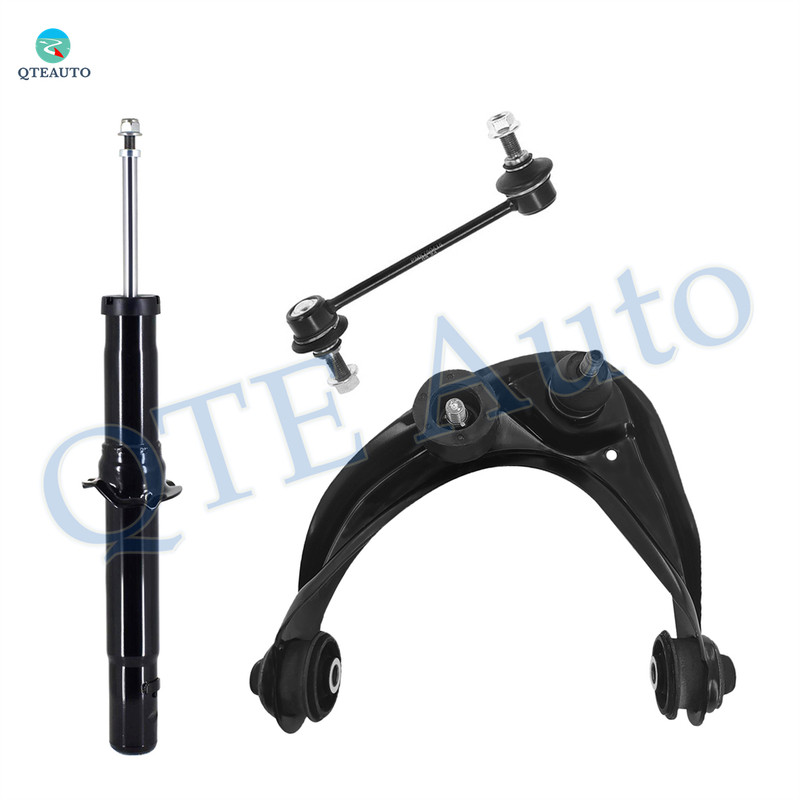 Set of 3 Front Right Upper Control Arm Ball Joint-Sway Bar Link-Suspension Strut Assembly For 2010 2011 Mercury Milan