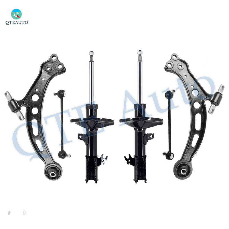 Set of 6 Front Lower Control Arm-Sway Bar Link-Suspension Strut Assembly For 1997-2001 Toyota Camry
