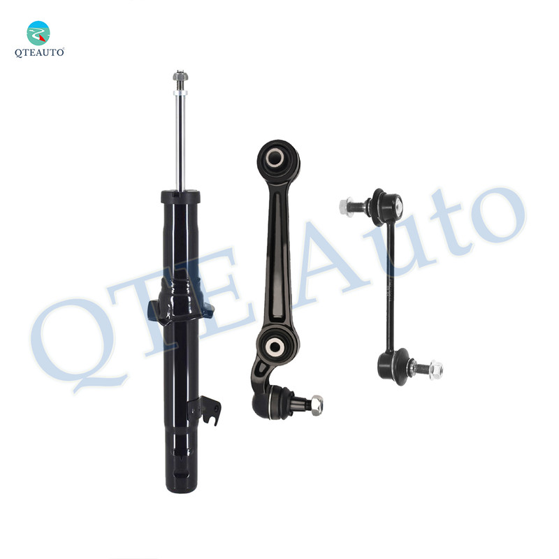Set of 3 Front Left Lower Forward Control Arm Ball Joint-Sway Bar Link-Suspension Strut Assembly For 2009-2012 Lincoln MKZ