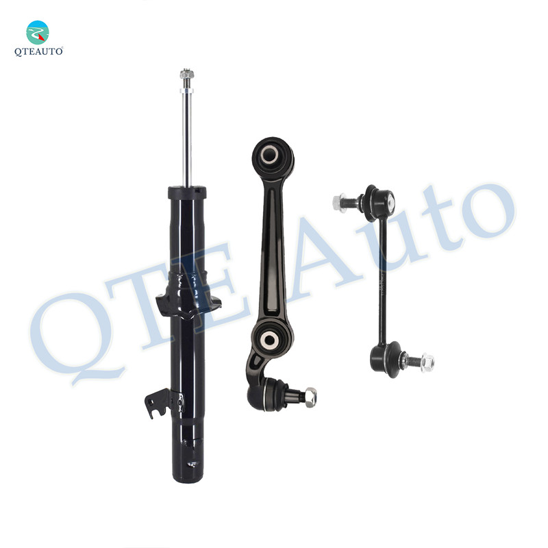 Set of 3 Front Right Lower Forward Control Arm Ball Joint-Sway Bar Link-Suspension Strut Assembly For 2009-2012 Lincoln MKZ