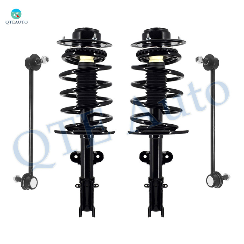 Set of 4 Front Sway Bar Link-Quick Complete Strut-Coil Spring Assembly For 2004-2008 Chrysler Pacifica