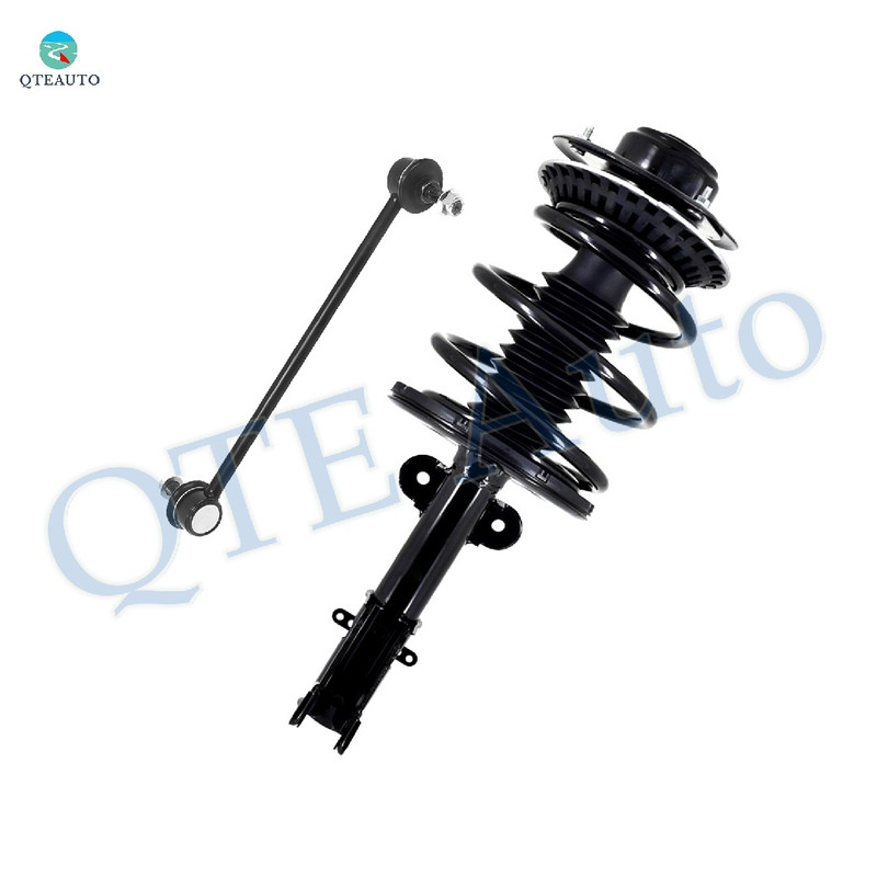Front Left Sway Bar Link-Quick Complete Strut-Coil Spring Assembly For 2001-2007 Dodge Caravan