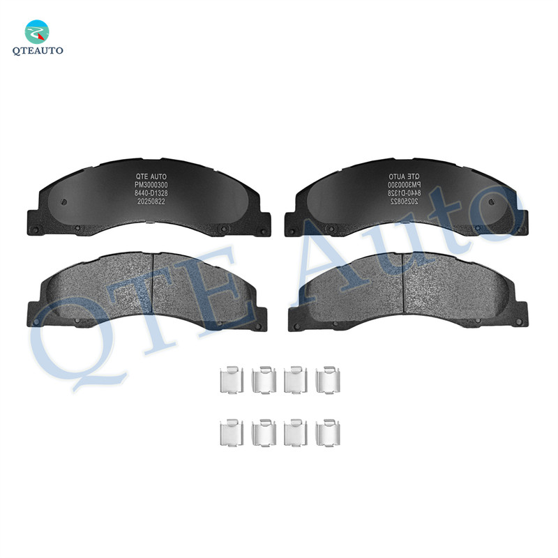 Front Ceramic Brake Pad Kit For 2008-2014 Ford E-250