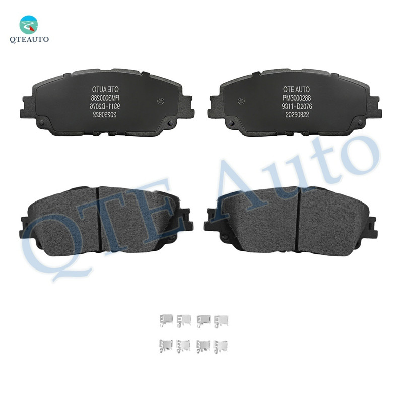 Front Ceramic Brake Pad Kit For 2019-2022 Toyota Avalon