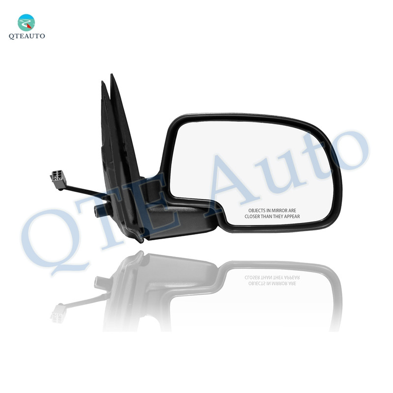 Right Passenger Side Mirror, Power Adjust Non-Heated Paintable Manual Folding For 1999-2002 Chevrolet Silverado 1500 Without Signal Light, Blind Spot Monitor, Memory & Auto-Dimming