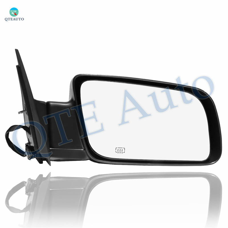 Right Passenger Side Mirror, Power Adjust Heated Paintable Manual Folding For 1992-1999 Chevrolet C2500 Suburban Without Signal Light, Blind Spot Monitor, Memory & Auto-Dimming