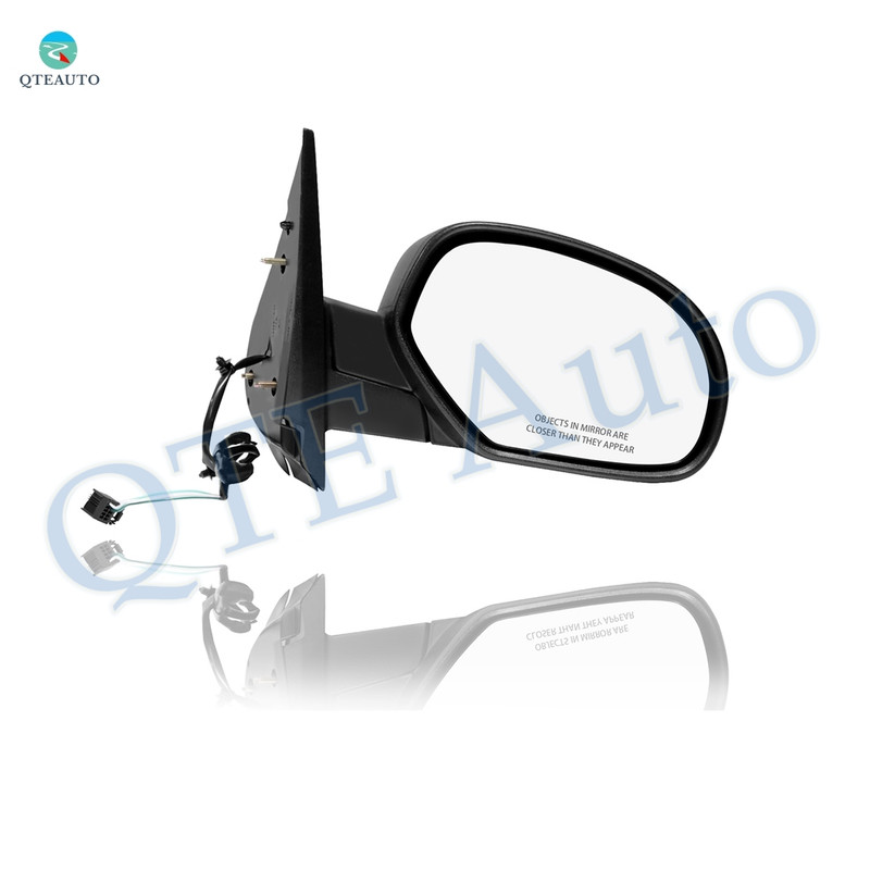 Right Passenger Side Mirror, Power Adjust Non-Heated Textured Black Manual Folding For 2007-2010 GMC Sierra 3500 HD Without Signal Light, Blind Spot Monitor, Memory & Auto-Dimming