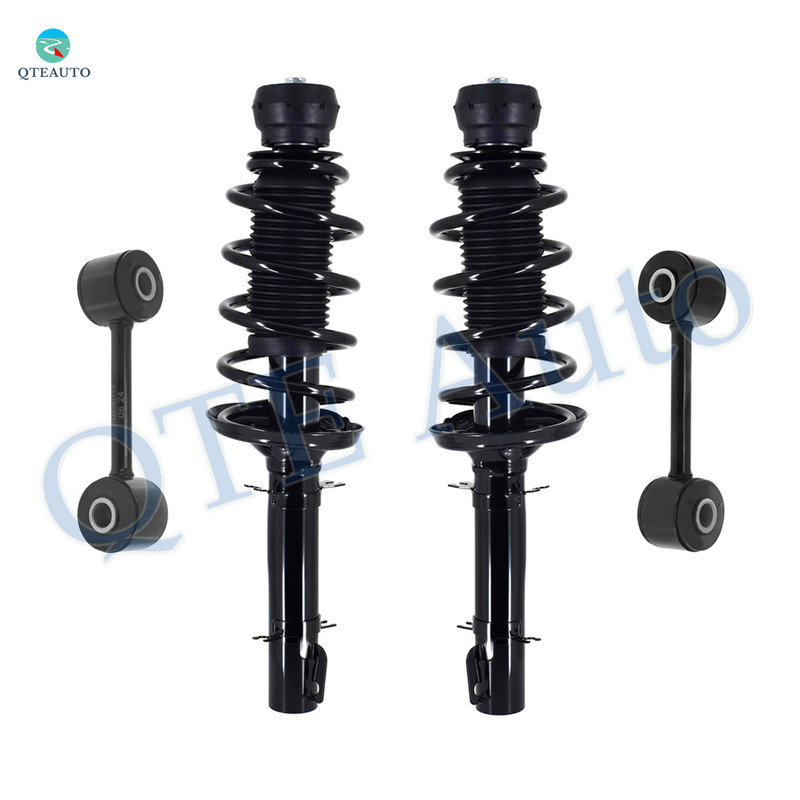 Set of 4 Front Sway Bar Link-Quick Complete Strut-Coil Spring Assembly For 2001-2010 Volkswagen Beetle