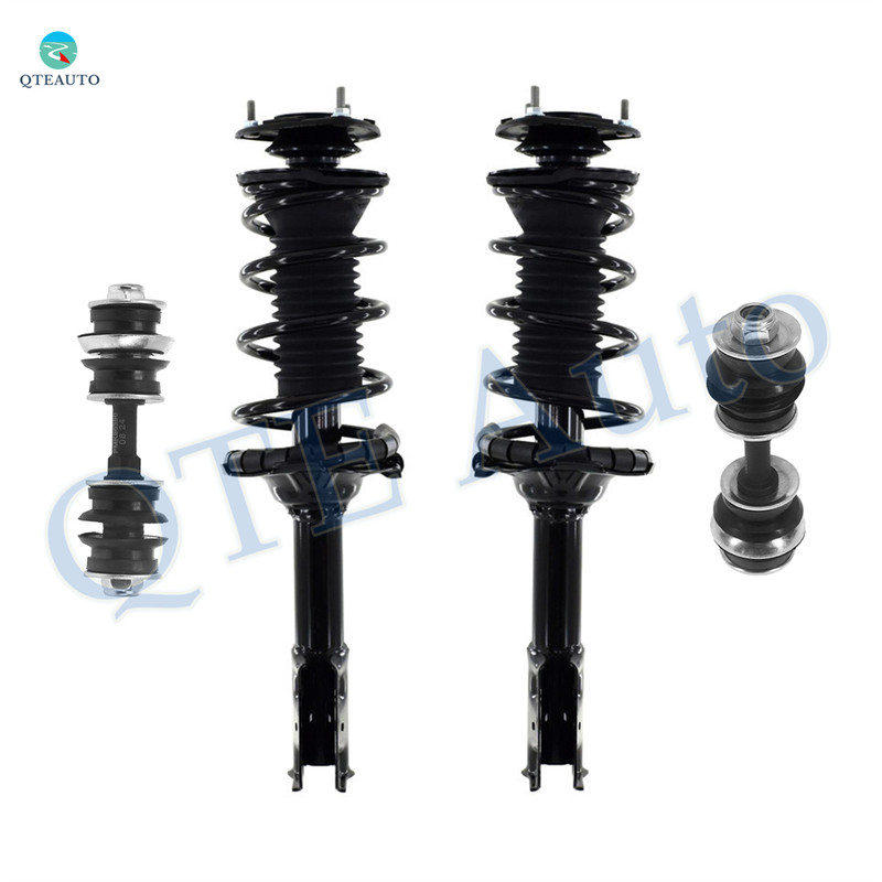 Set of 4 Front Sway Bar Link-Quick Complete Strut-Coil Spring Assembly For 2004-2006 Scion XB