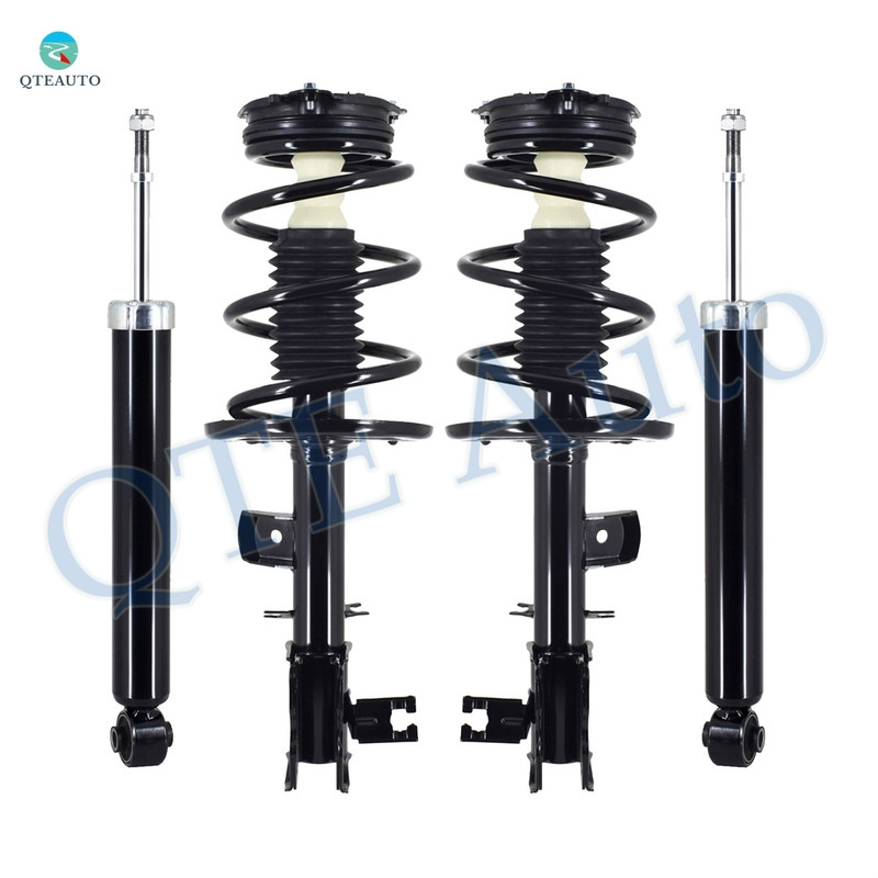 Set of 4 Front Quick Complete Strut-Coil Spring-Rear Shock For 2009-2013 Nissan Murano V6