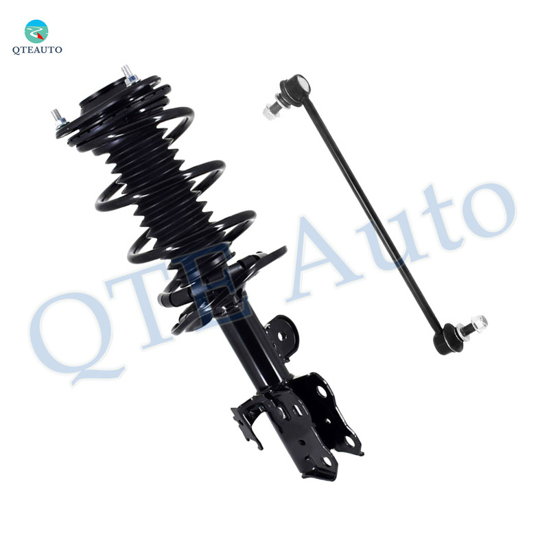 Front Right Sway Bar Link-Quick Complete Strut-Coil Spring Assembly For 2010 2011 Toyota Prius