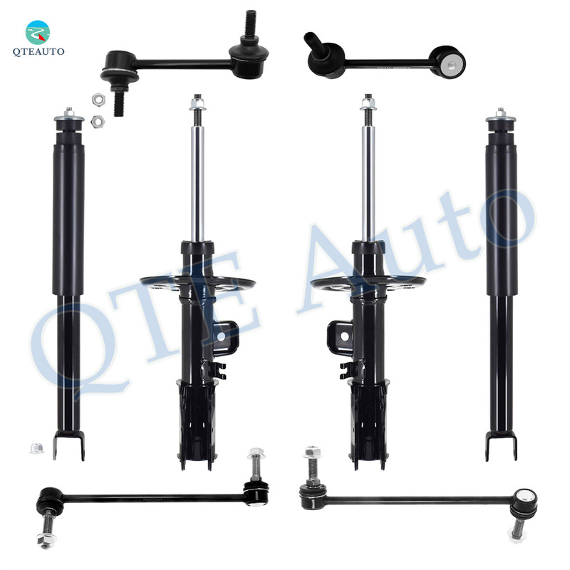 Set of 8 Front Sway Bar Link-Suspension Strut Assembly-Rear Sway Bar Link-Shock Absorber For 2013-2019 Ford Taurus