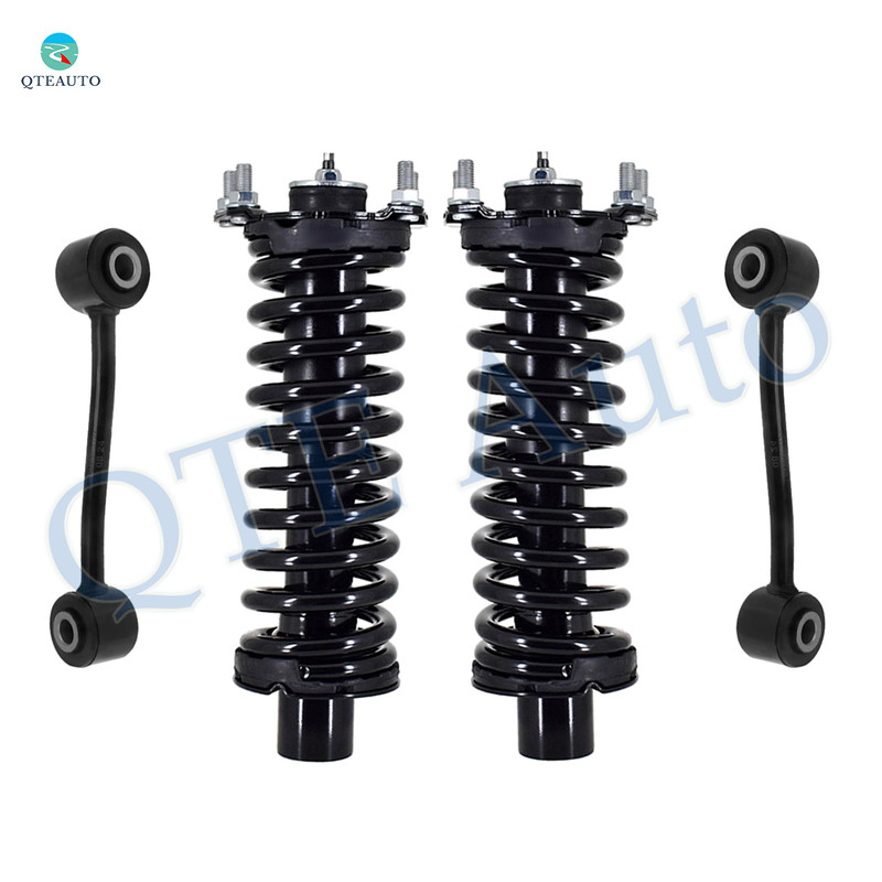 Set of 4 Front Sway Bar Link-Quick Complete Strut-Coil Spring Assembly For 2007-2011 Dodge Nitro RWD