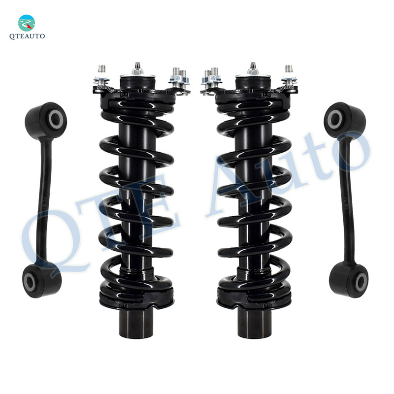 Set of 4 Front Sway Bar Link-Quick Complete Strut-Coil Spring Assembly For 2007-2011 Dodge Nitro